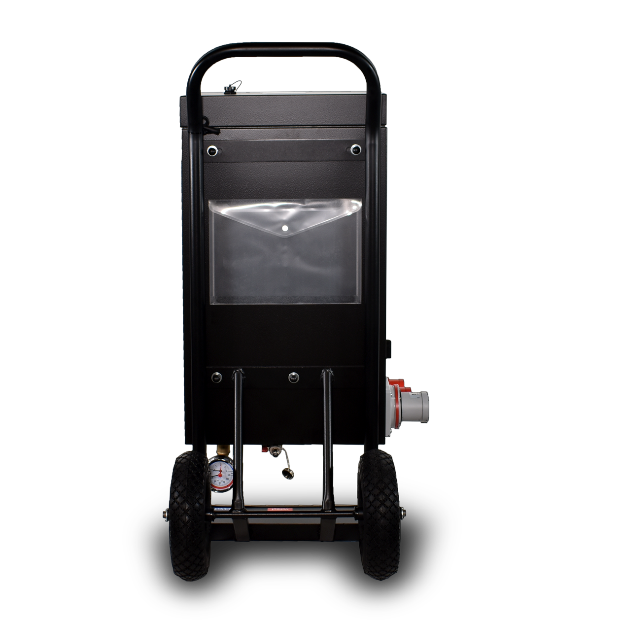 Mobile Elektroheizzentrale Mobile Elektroheizzentrale von hinten